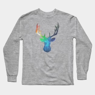 Vintage Deer Logo Long Sleeve T-Shirt